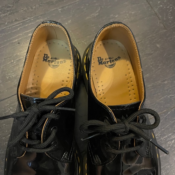 Dr. Martens women 1461 Black Patent Leather Oxford Shoes US 8/EU 39 - Picture 6 of 11